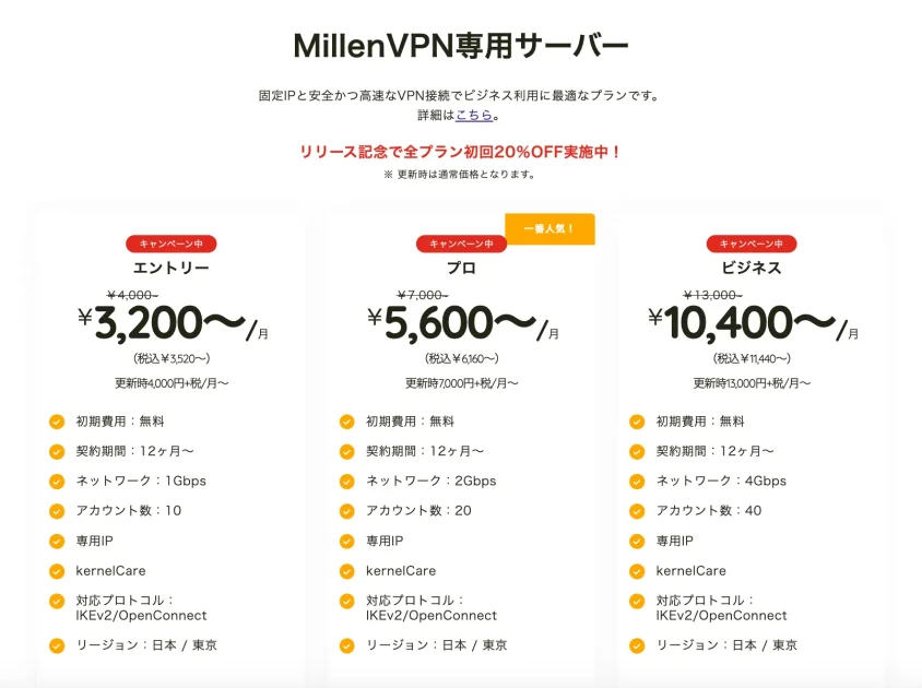 MillenVPN専用サーバーリリース記念割引キャンペーン-01