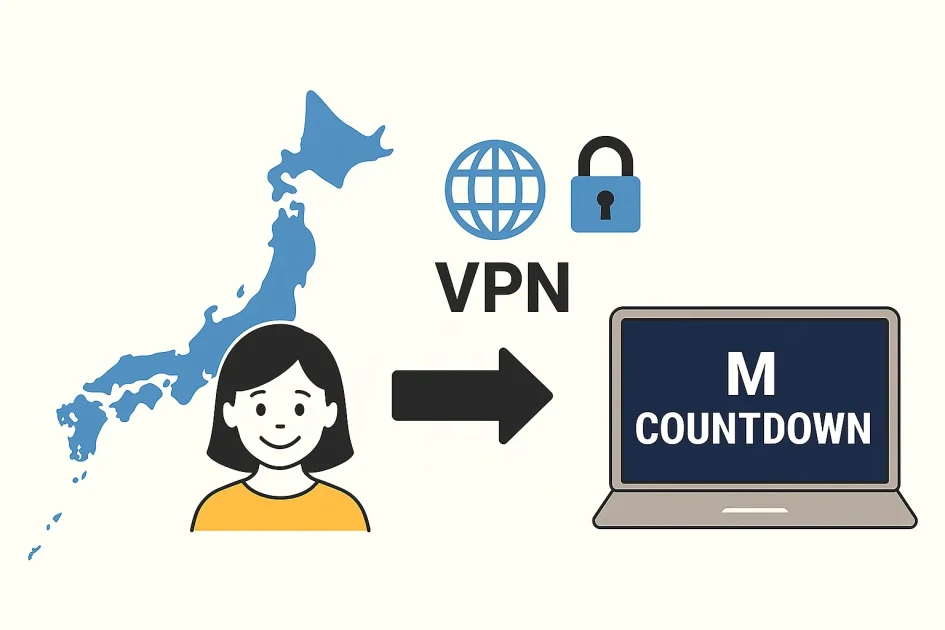 VPN接続することで日本から韓国の番組を見る方法